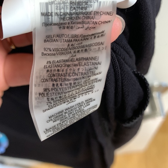 BCBG black asymmetric dress - Like new - Picture 9 of 9